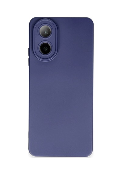 Oppo A38 Kılıf Nano İçi Kadife Silikon - Lacivert -