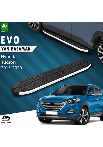 S-dizayn Hyundai Tucson 3 Evo Aluminyum Yan Basamak 173 Cm 2015-2020