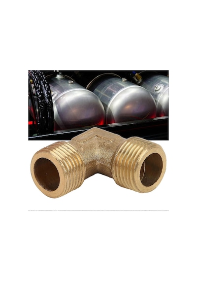 Dik Açı Boru Bağlantısı Pirinç Pompa Kontrol Vanası Bağlantı Dirsek Hava Kompresörü Bağlantı Parçaları G3/8 P20241126373
