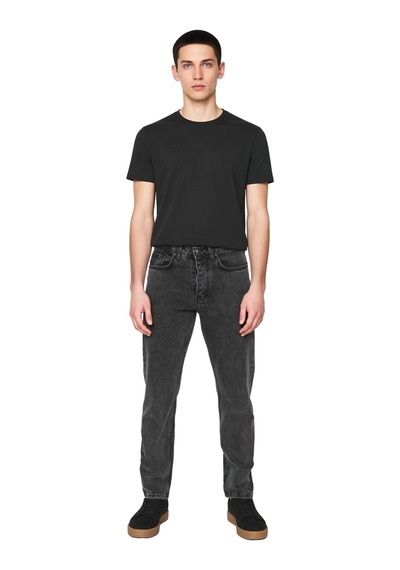 Ersefa Erkek Relaxed Fit Açık Denim Pantolon Fonksiyonel Dayanıklı Kalit Antrasit