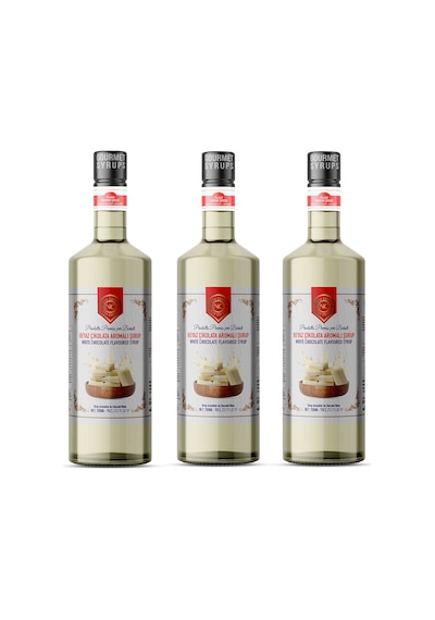 Nish Beyaz Çikolata Aromalı Şurup 3 X 700 Ml - Pet Şişe