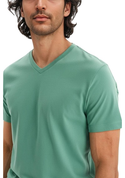 Arma Ar-ma Erkek V Yaka Tişört Baskisiz Basic Örme Kumaş Regular Fit %100 Pamuk 30/1 Penye Süprem Y31364408102 Yeşil-y6 Arma Ar-ma Erkek V Yaka Tişört Baskisiz Basic Örme Kumaş Regular Fit %100 Pamuk 30/1 Penye Süprem Y31364408102 Yeşil-y6