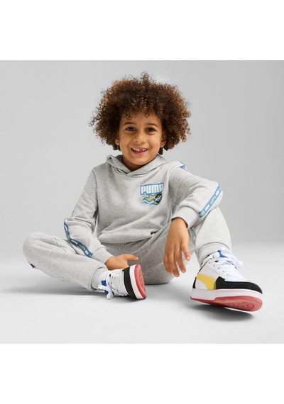 Puma Hot Wheels Graphic Çocuk Gri Sweatshirt 630071