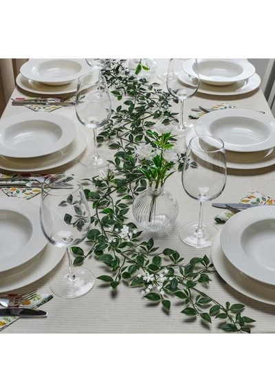 Ikea Smycka Yapay Çelenk, Beyaz, 1.5 M, Bahar Yıldızı / İç-dış Mekan