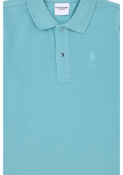 U.S. Polo Assn. Erkek Çocuk Mint Basic Polo Yaka Tişört 50279572-VR090