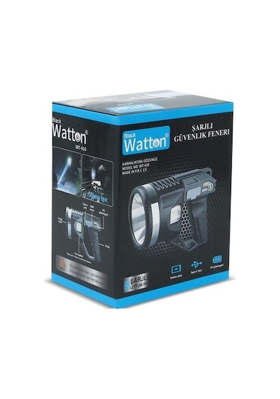 Watton Güçlü Şarjlı Fener Kamp, Şantiye Ve Dış Mekan Wt-416