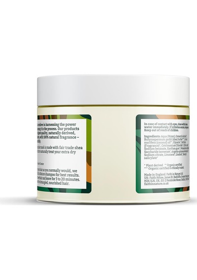 Faith in Nature %99 Doğal Besleyici Shea & Argan Çok Kuru Saç Tipleri İçin Saç Bakım Maskesi 300 ML