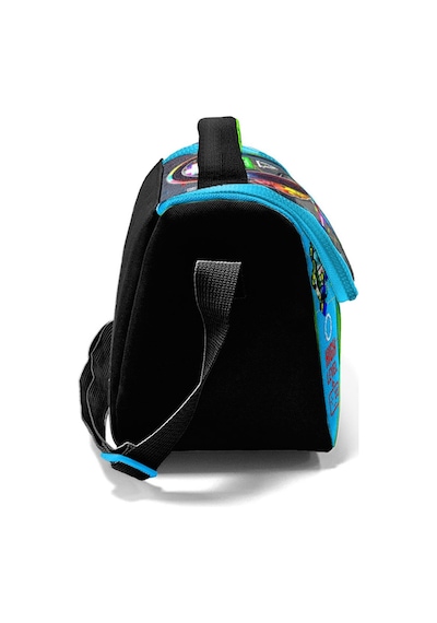 Coral High Kids Siyah Fosforlu Yeşil Kulaklık Game Desenli Thermo Beslenme Çantası 11877