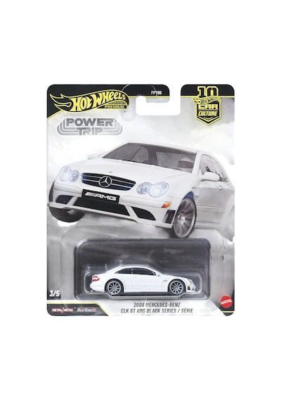 Hot Wheels Premium Car Culture Power Trip 2008 Mercedes-benz Clk 63 Amg Black Series - Jkf29 Fpy86-976r