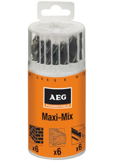 Aeg Multi Maxi-mix 18 Parça Ahşap-beton-metal Delme Uç Seti
