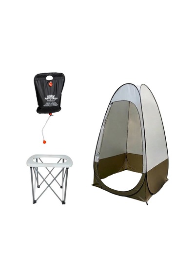 Yek Outdoor Lux Tam Otomatik Duş & Wc Konfor Seti 103x103x200cm Çok Renkli