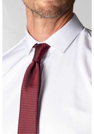 Tudors Modern Slim Fit Dar Kesim Düz Erkek Gömlek-23903 Beyaz