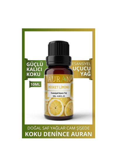 Auran Misket Limonu Esansiyel Uçucu Yağı 10 ML