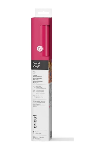 Crıcut 2011608 Smart Vinil Kalıcı 33x91cm 1 Sayfa Parti Pembe