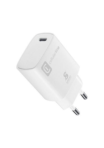 Cellularline Usb-C 25 W Mini Şarj Cihazı Beyaz