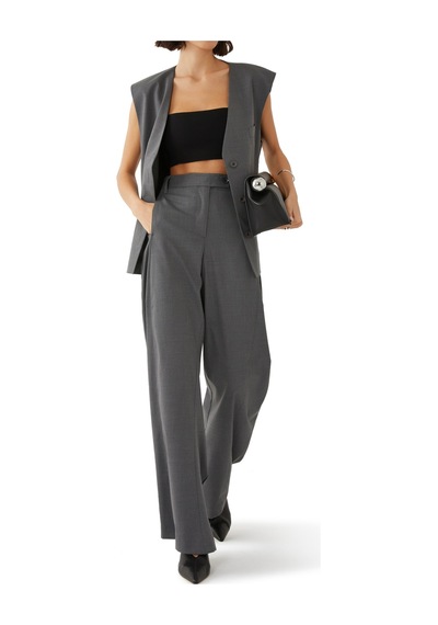 Remain Birger Christensen Kavisli Paça Pantolon Siyah