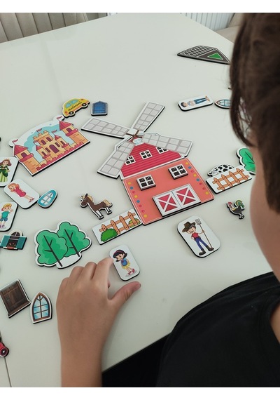 Hayal Dünyam 35 Parça Ahşap Yapboz Puzzle