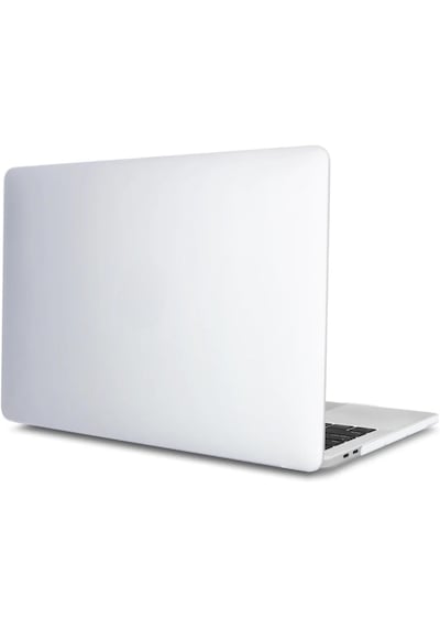 Macbook Air 13.6 İnç A2681 Uyumlu M2 - A3113 M3 A3240 M4 Çip Kılıf Hardcase Beyaz