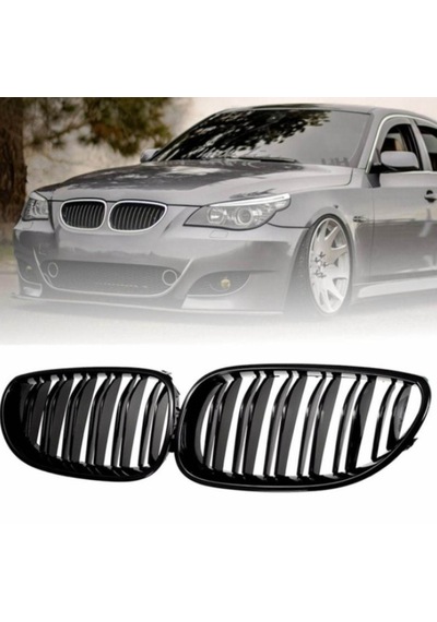 Bmw 5 Serisi E60 2004-2009 M5 Böbrek Cift Cizgi