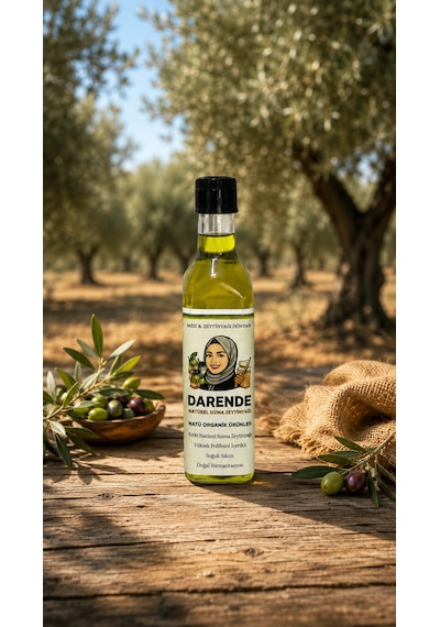 Naturel Sızma Zeytinyağı 500 Ml Soğuk Sıkım Organik Ürün