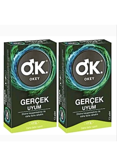 Okey Gerçek Uyum Prezervatif 2 x 10'lu
