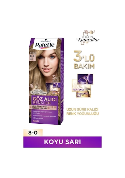 Palette Göz Alıcı Renkler 8 - 0 Koyu Sarı (540471618)