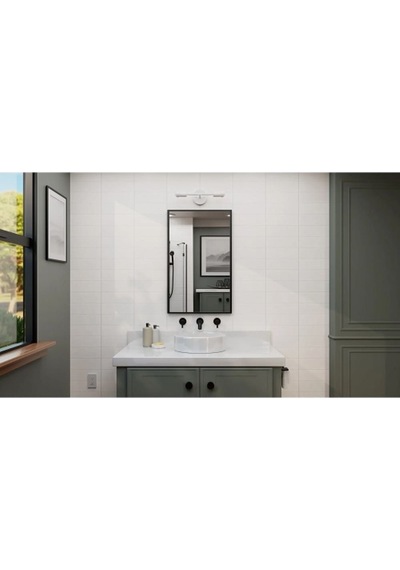 Riolight Modern,vintage Beyaz 2xe27 Duylu Ayna Üstü Metal Duvar Aplik Rio Light