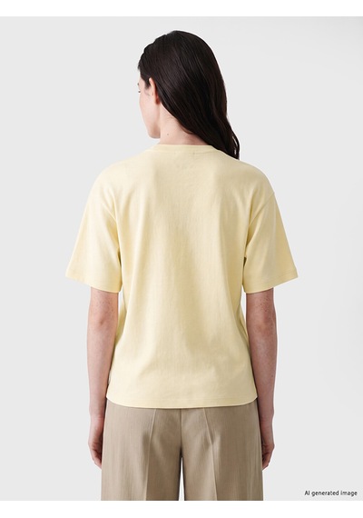 Lcw Comfort Sarı Soft Touch Çiçek Aplikeli Bluz