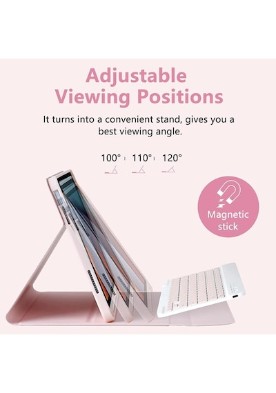Huawei Matepad 11.5inç / Air 11.5inç / Papermate Kılıf Kablosuz Klavyeli Case Mobax Kılıf