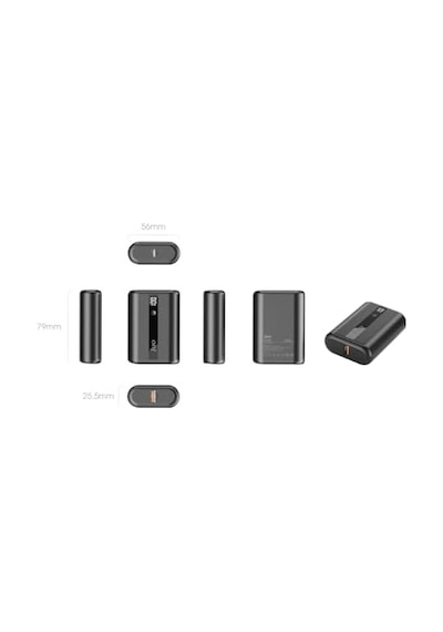 22.5w 10000mah Led Ekranlı Mini Powerbank Taşınabilir Hızlı Şarj Cihazı