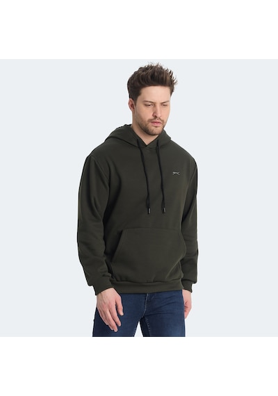 Slazenger KICKSON IN Erkek Sweatshirt Haki