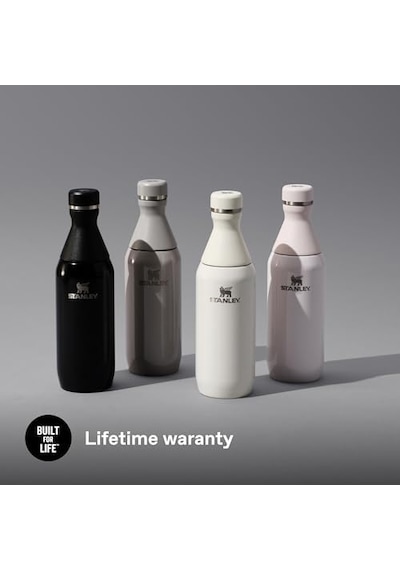 All Day Slim Soğuk Su Şişesi Termosu, 0.35 Litre, Krem