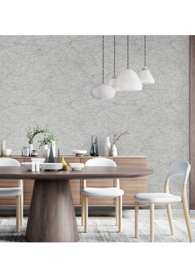 Adawall Roka 16m2 Duvar Kağıdı 23107 Serı Mermer Desen 3boyutlu Silinebilir Antrasit