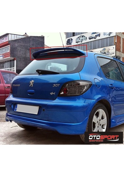 Peugeot 307 Spoyler Fiberglass Boyasız