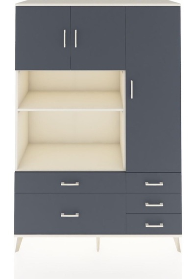 Hyperion Dolap 7 Raflı 5 Çekmeceli 3 Kapaklı 132x44x195 Aytaşı-antrasit/antrasit Antrasıt/antrasıt Hyperion Dolap 7 Raflı 5 Çekmeceli 3 Kapaklı 132x44x195 Aytaşı-antrasit/antrasit Antrasıt/antrasıt
