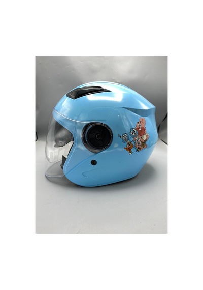 Açık Kask Çocuk Mavi