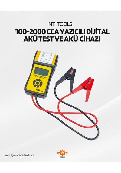 Nt Tools 100-2000 Cca Yazıcılı Dijital Akü Test Ve Analiz Cihazı