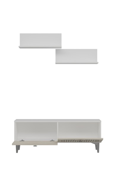 120dhdtür3ba 120 Cm Hera Lazer Desenli Raflı Tv Sehpası,ünitesi Beyaz - Traverten - Gümüş 120dhdtür3ba 120 Cm Hera Lazer Desenli Raflı Tv Sehpası,ünitesi Beyaz - Traverten - Gümüş