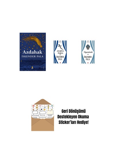 Azdahak + Jennifer In Düğünü Ciltli + Nizamülmülk Ciltli + Okuma Sticker'ları