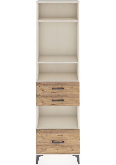 Arges Dolap 4 Raflı 3 Çekmeceli 60x30x221 Aytaşı-çam Aytaşı