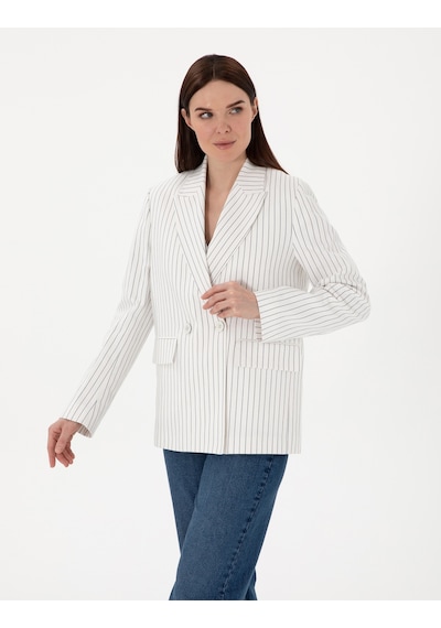 Pierre Cardin Kadın Ekru Ceket 50300067-vr019