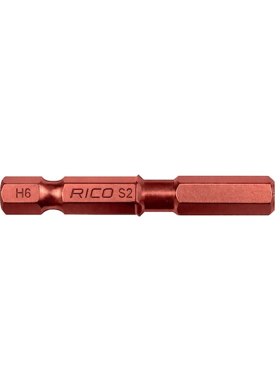 Rıco 1/4 H6 Allen Bits Uç Mıknatıslı Kırmızı 50 Mm