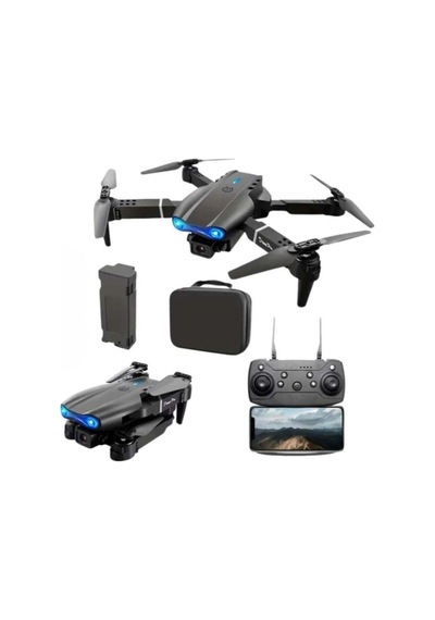 Hd Çift Kamera Drone 4k Kamera, Gps, Uzun Uçuş Süresi, Otomatik Takip & Katlanabilir Tasarım E88