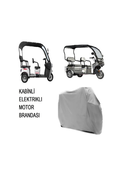 Motolux Fx 22 Elektrıklı Kabınlı 3 Teker Motor Brandası