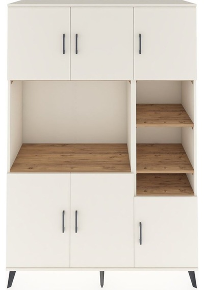 Hyperion Dolap 10 Raflı 6 Kapaklı 132x44x195 Aytaşı-aytaşı/çam Aytaşı Hyperion Dolap 10 Raflı 6 Kapaklı 132x44x195 Aytaşı-aytaşı/çam Aytaşı