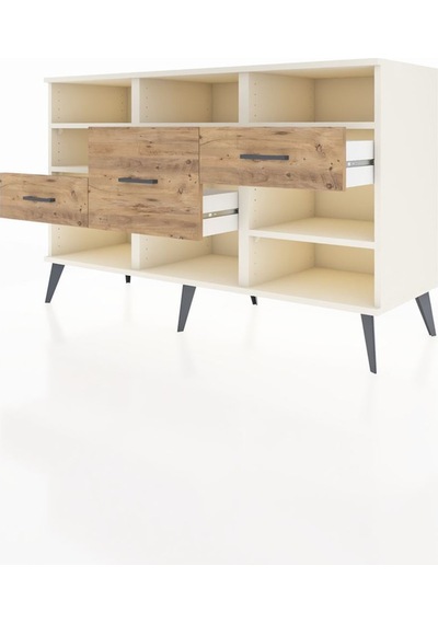 Hyperion Konsol 5 Raflı 3 Çekmeceli 132x44x83 Aytaşı-aytaşı/çam Aytaşı/çam Hyperion Konsol 5 Raflı 3 Çekmeceli 132x44x83 Aytaşı-aytaşı/çam Aytaşı/çam