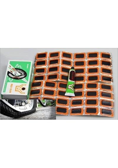24lü Lastik Yaması Kiti Soğuk Yapıştırıcısı Seti Teker Tamir N11.103
