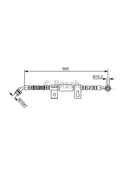Bosch 1987481791 Fren Hortumu 587323e100