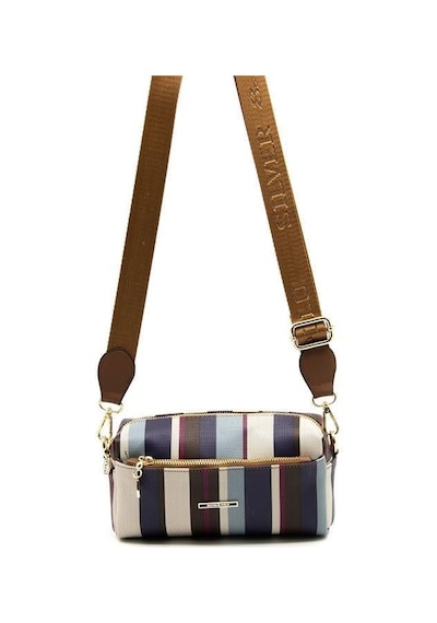 Silver Polo Sp1142 Kadın Çapraz Çanta Ekose Mix-taba