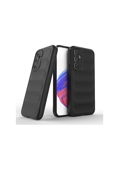 Zore Galaxy A54 Kılıf Esnek Tpu Oyuklu Arka Yüzey Tasarımlı Ogaa Etnik Silikon Kapak - Kırmızı
